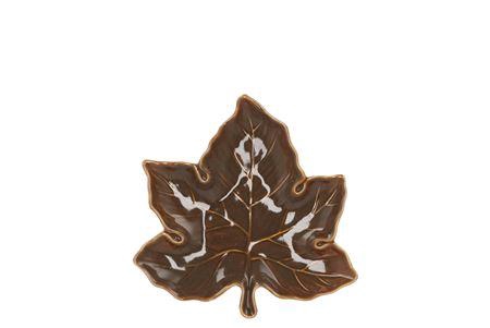 <h4>Leaf Maple Plate Olive 11x11x3cm Nm</h4>