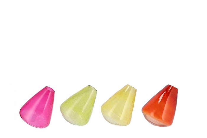 <h4>Delight Dutch Orange Mix Drop Vase Ass 15x20cm</h4>