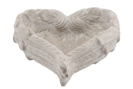 <h4>Concrete Saint Heart Wings Grey 23x21x10cm</h4>