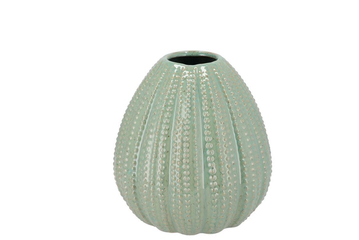 <h4>Pearl Green Vase 12x12x12cm Nm</h4>
