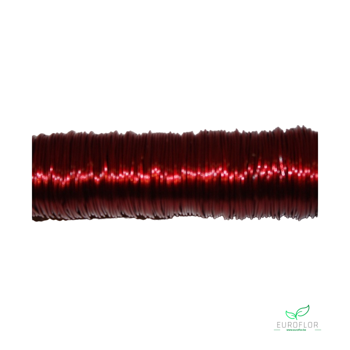 <h4>WIKKELDRAAD 0,60MM 100GR BORDEAUX</h4>