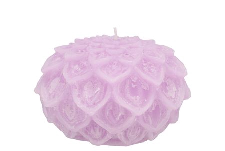 <h4>Candle Dahlia Lilac 12x8cm Nm</h4>