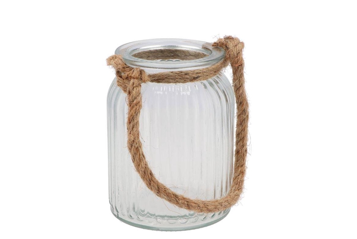 <h4>Glass Rope Ribbed 11x15cm</h4>
