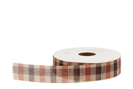 <h4>Ribbon Checkered Brown 15mx25mm</h4>