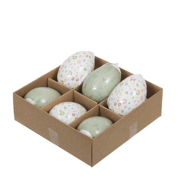 <h4>Pasen Deco ei 6cm ass. x6</h4>