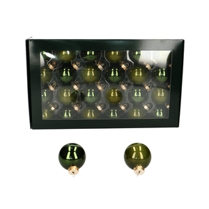 Kerstbal Bal  40mm pearl x48