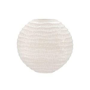 Lima White Vase Oval 51x17x50cm Nm