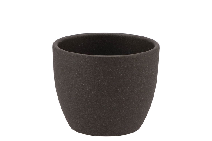 <h4>Ceramic Dark Grey Pot 8cm</h4>