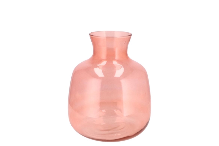 Mira Pink Glass Bottle Big 16x16x19cm