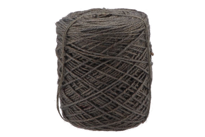 Ribbon Flax Cord Jute Grey 3,5mm 1kg