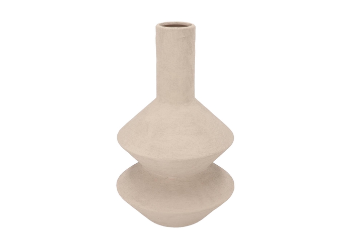 Lisboa Sand Vase Tube 21x21x36cm