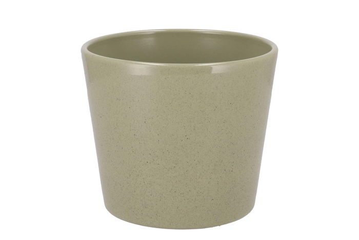 <h4>Ceramic Kiwi Stone Pot 15cm</h4>