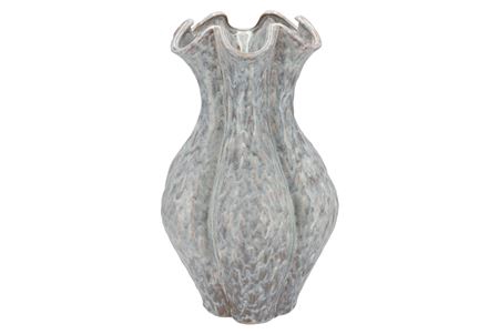 <h4>Inga Driss Grey Vase Active Glaze 27x27x44cm Nm</h4>