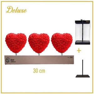 Hart Deluxe Op Standaard 30cm Red | Valentinemix