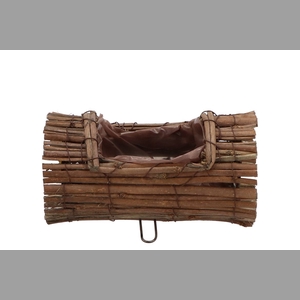 Wicker Planter Cylindrical 22x11cm