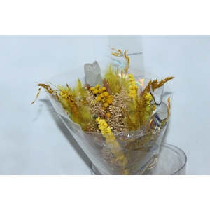 PLANTA SECA BUQUE VARIADO MIX AMARELO 40CM