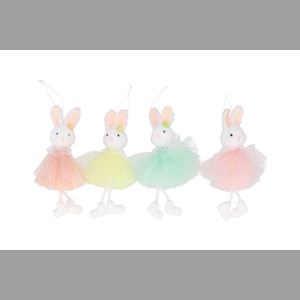 Easter Fun Hanger Pastel Bunny Ass 8x18cm