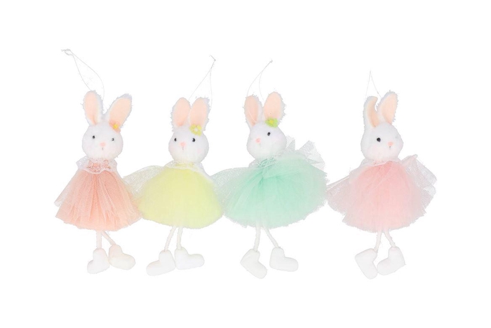 <h4>Easter Fun Hanger Pastel Bunny Ass 8x18cm</h4>