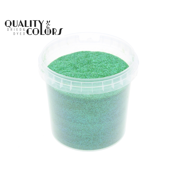 <h4>Glitters 400gr in bucket Irridescent Green</h4>