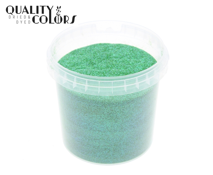 Glitters 400gr in bucket Irridescent Green