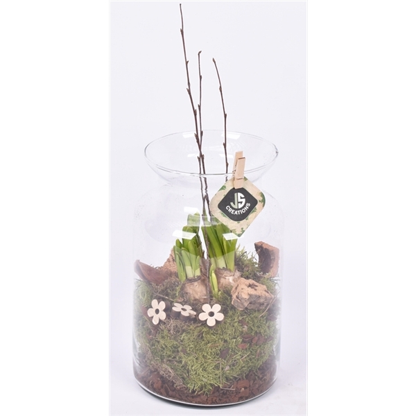 <h4>Glas cilinder met hals 14cm h25cm</h4>