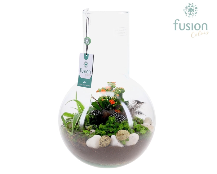 <h4>Green Bottle Suzanne Large met Pasen arrangement</h4>