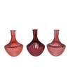 Dayah Red Mix Glass Vase 17x24cm Nm