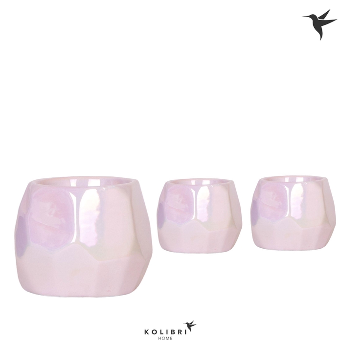<h4>Kolibri Home Pearl pot pink</h4>