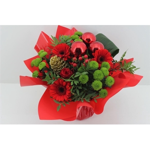 Boeket Bulle Kerst Rood