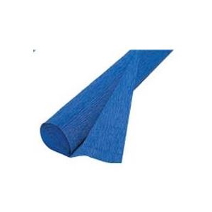 PAPEL CREPOM 48 CM X 2,50 M LISO AZUL ESCURO
