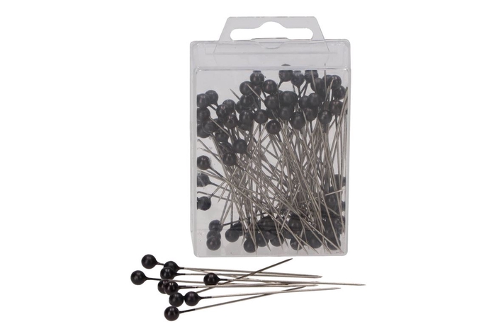 <h4>Pearl Pin 60mm Black P/100</h4>