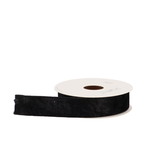 Ribbon Velvet Ice Black 5mx25mm Nm