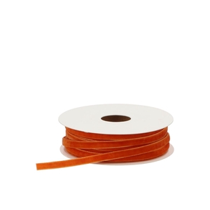 Ribbon Velvety 58 Cognac 20mx6mm Nm