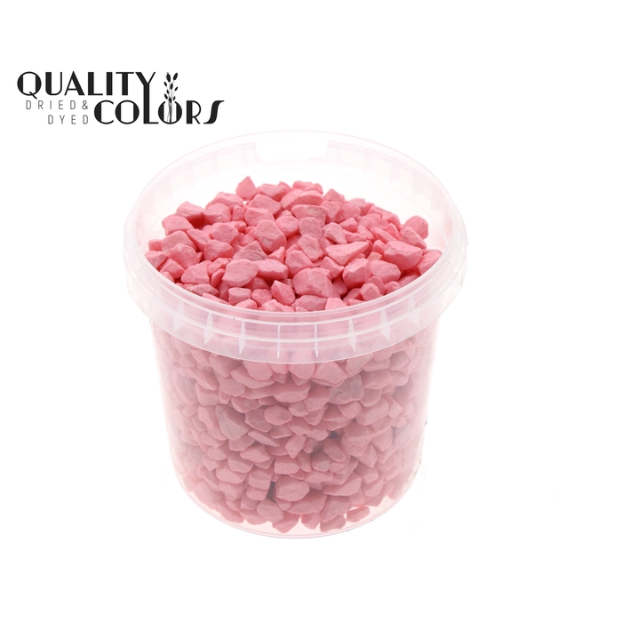 <h4>Rocks 1 ltr bucket Pink</h4>