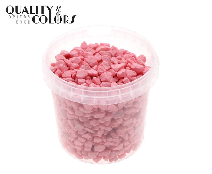 Rocks 1 ltr bucket Pink