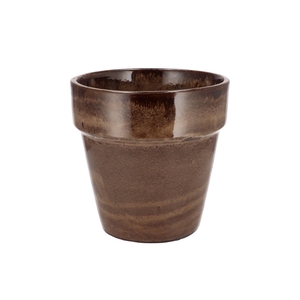 Ebbi Moss Brown Pot Glaze 20x20cm