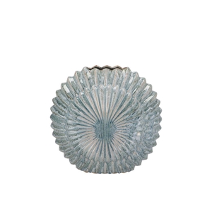 Sifan Blue Vase Oval 23x11x23cm