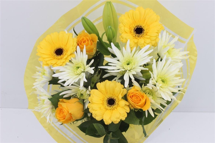 <h4>Boeket Splash Geel</h4>