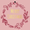 Kerst Kaart 7*7cm x20 MerryChristmas