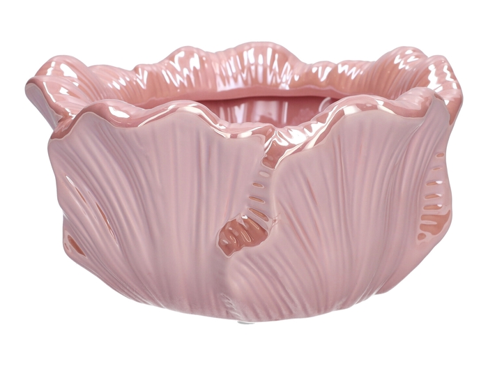 <h4>DF03-740101400 - Planter Blush d18.3xh9.5 pink</h4>