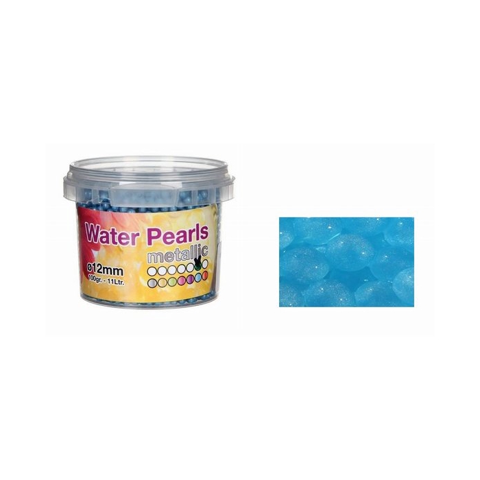 <h4>AQUA PEARLS 12MM 100GR METALLIC BLUE FOR 11L (DRY)</h4>