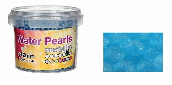 AQUA PEARLS 12MM 100GR METALLIC BLUE FOR 11L (DRY)