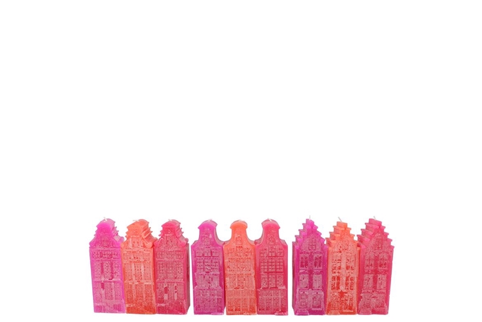 <h4>Amsterdam House Fuchsia Mix Candle 4x4x12cm</h4>