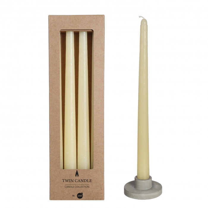 <h4>Candle Dinner candles d2.1*30cm rust.x4</h4>