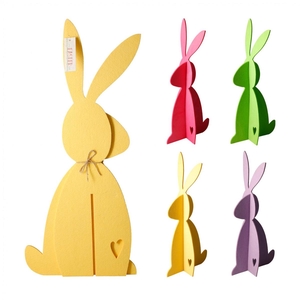 Easter Deco rabbit felt d20*60cm