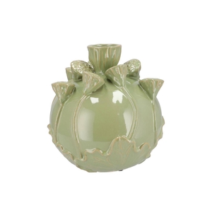 Mara Pistache Vase Bol Lotus 30x30x30cm Nm