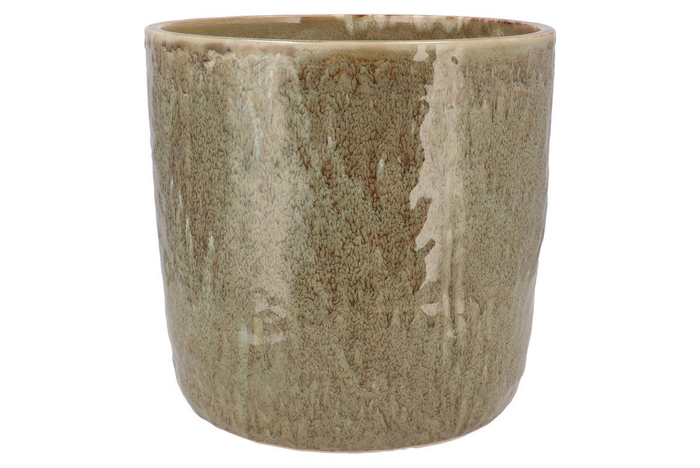 <h4>Iron Stone Sand Glazed Pot 30x28cm</h4>