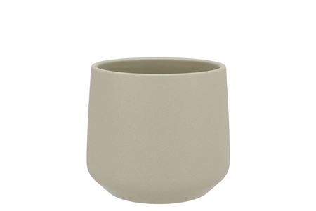 <h4>Ceramic Light Kaki Pot Berlin Structure 14cm</h4>