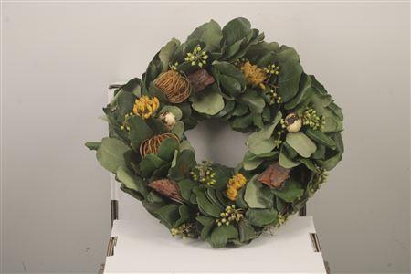 <h4>Wreath Spring Berry Feather 30cm</h4>