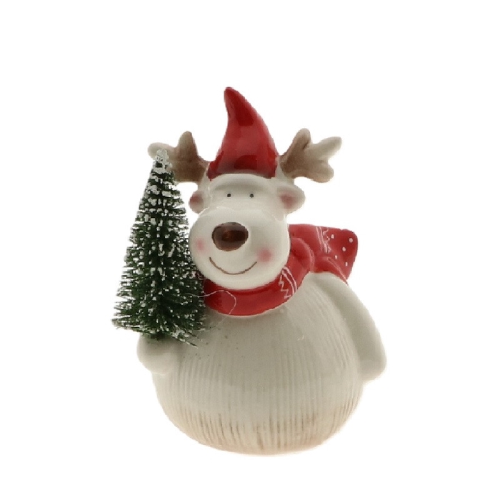 Kerst Deco rendier Cody 10*7.5*13cm